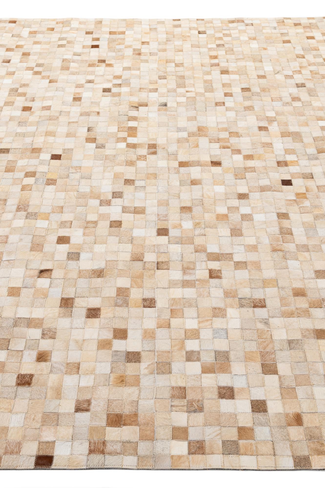 7' 11 x 9' 9 Cowhide - Patchwork Rug