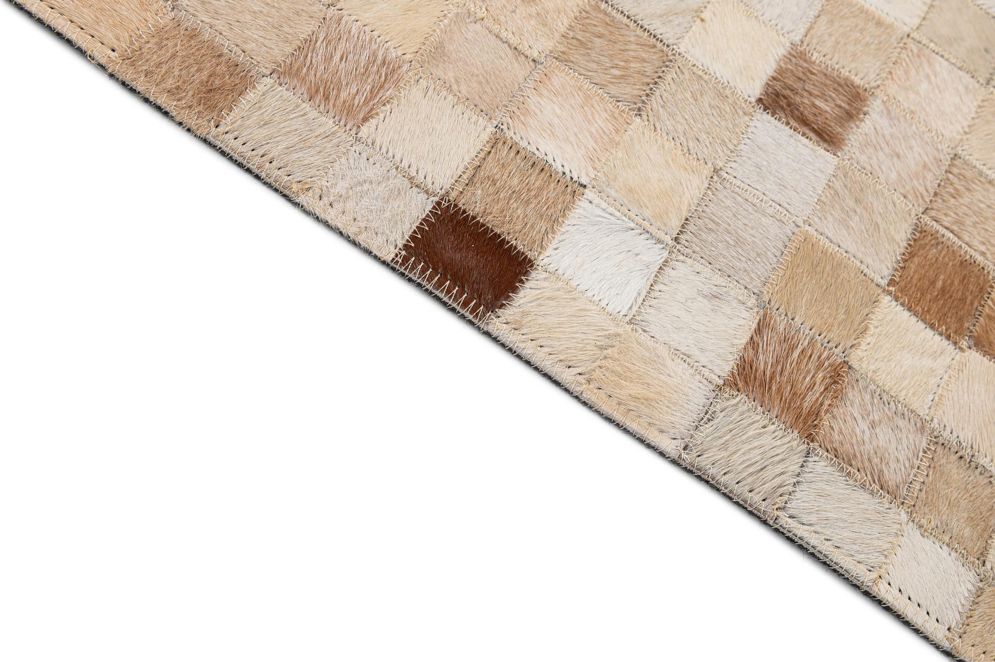 7' 11 x 9' 9 Cowhide - Patchwork Rug