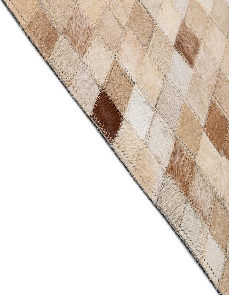 Detail image of 7' 11 x 9' 9 Cowhide - Patchwork Rug