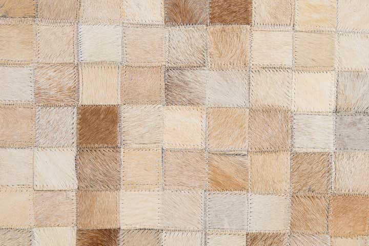 7' 11 x 9' 9 Cowhide - Patchwork Rug