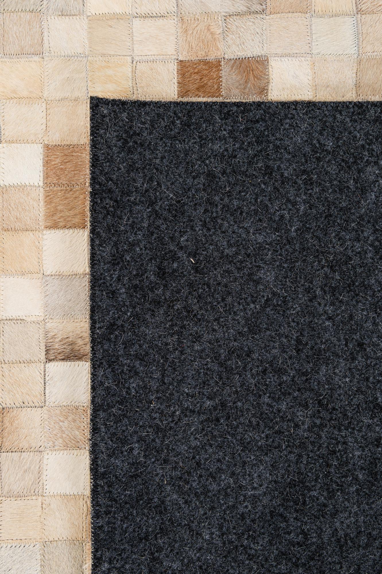 7' 11 x 9' 9 Cowhide - Patchwork Rug