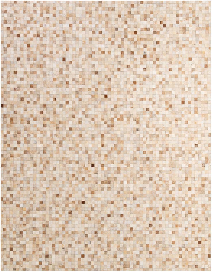 Detail image of 7' 11 x 9' 9 Cowhide - Patchwork Rug