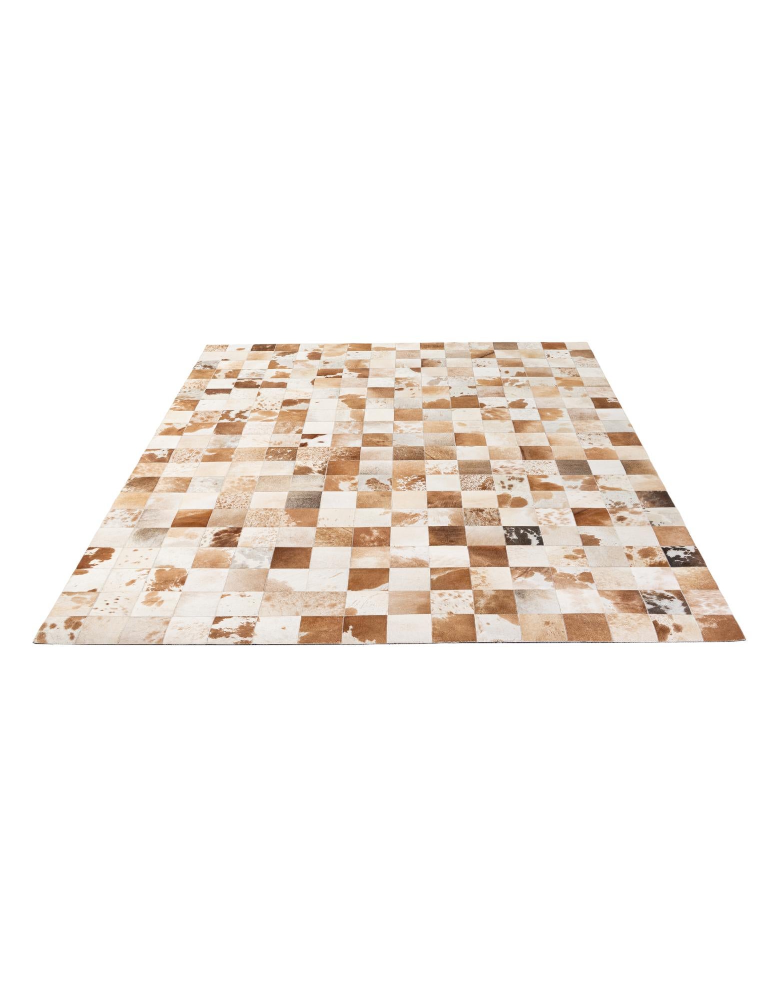 8' 1 x 9' 11 Cowhide - Patchwork Rug