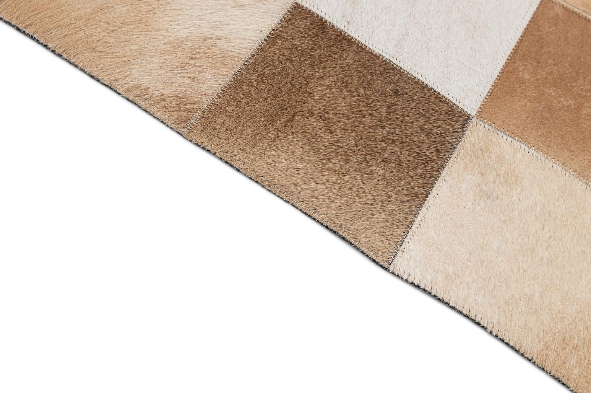 8' 1 x 9' 11 Cowhide - Patchwork Rug