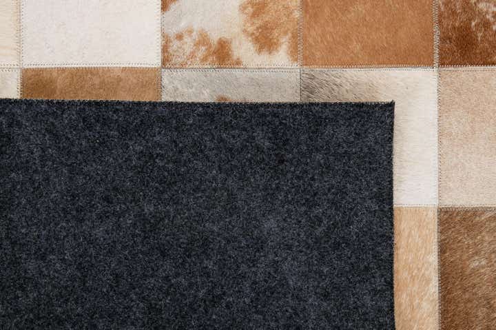 8' 1 x 9' 11 Cowhide - Patchwork Rug