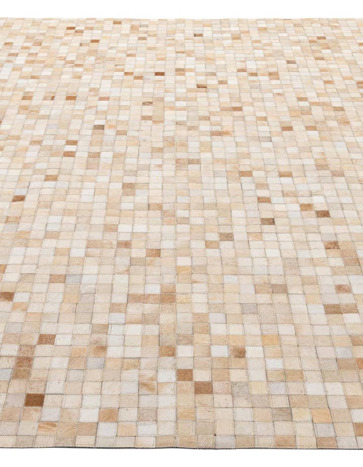 Detail image of 8' 1 x 9' 11 Cowhide - Patchwork Rug
