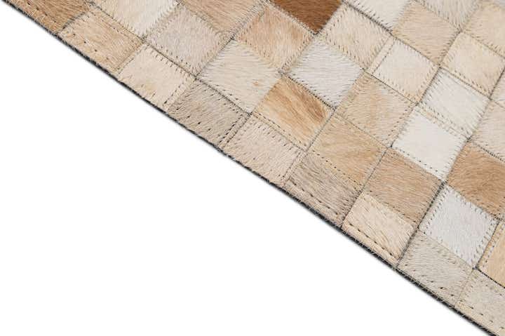 8' 1 x 9' 11 Cowhide - Patchwork Rug