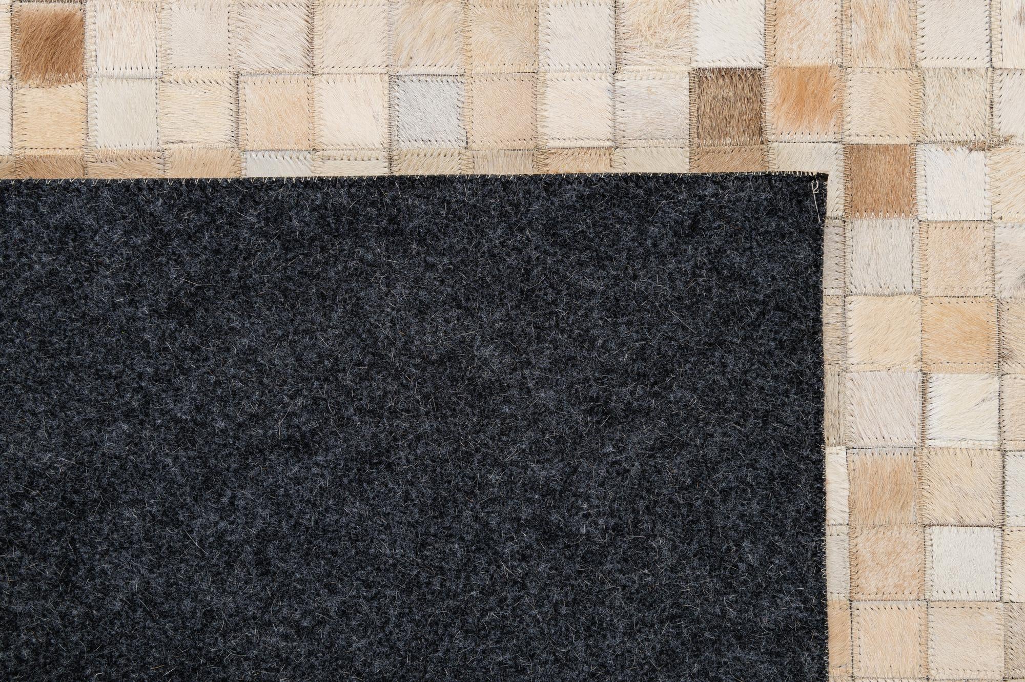 8' 1 x 9' 11 Cowhide - Patchwork Rug