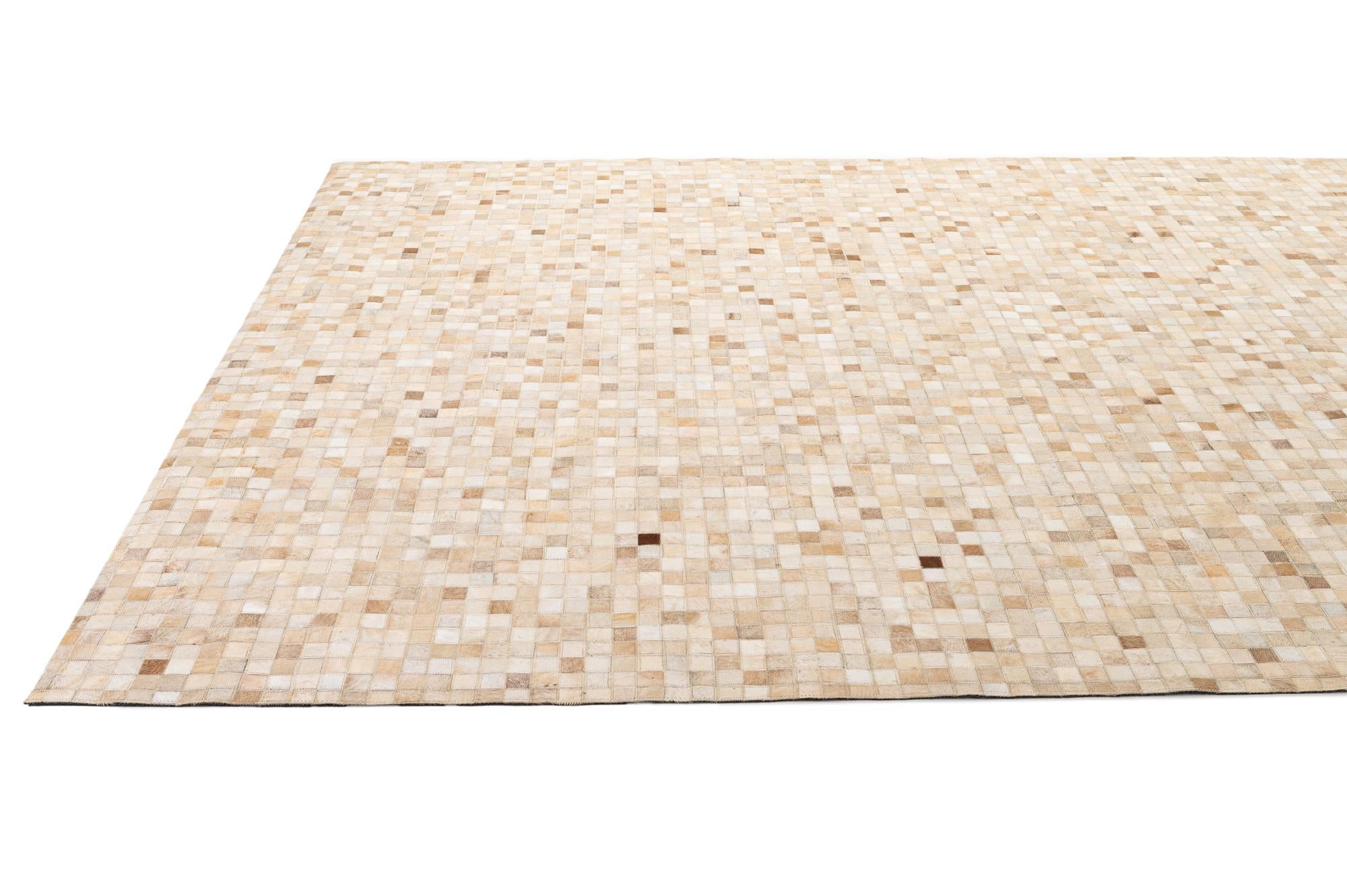8' 2 x 9' 11 Cowhide - Patchwork Rug