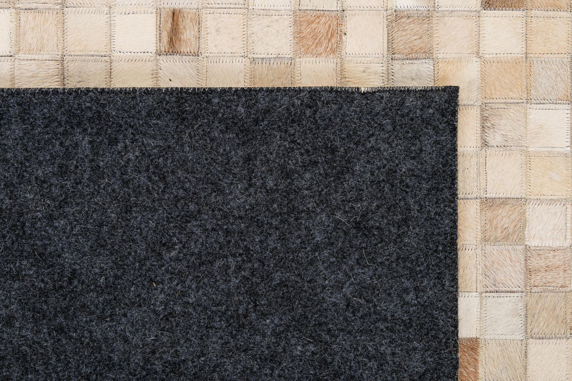 8' 2 x 9' 11 Cowhide - Patchwork Rug