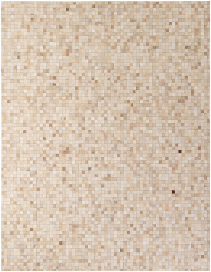 Detail image of 8' 2 x 9' 11 Cowhide - Patchwork Rug