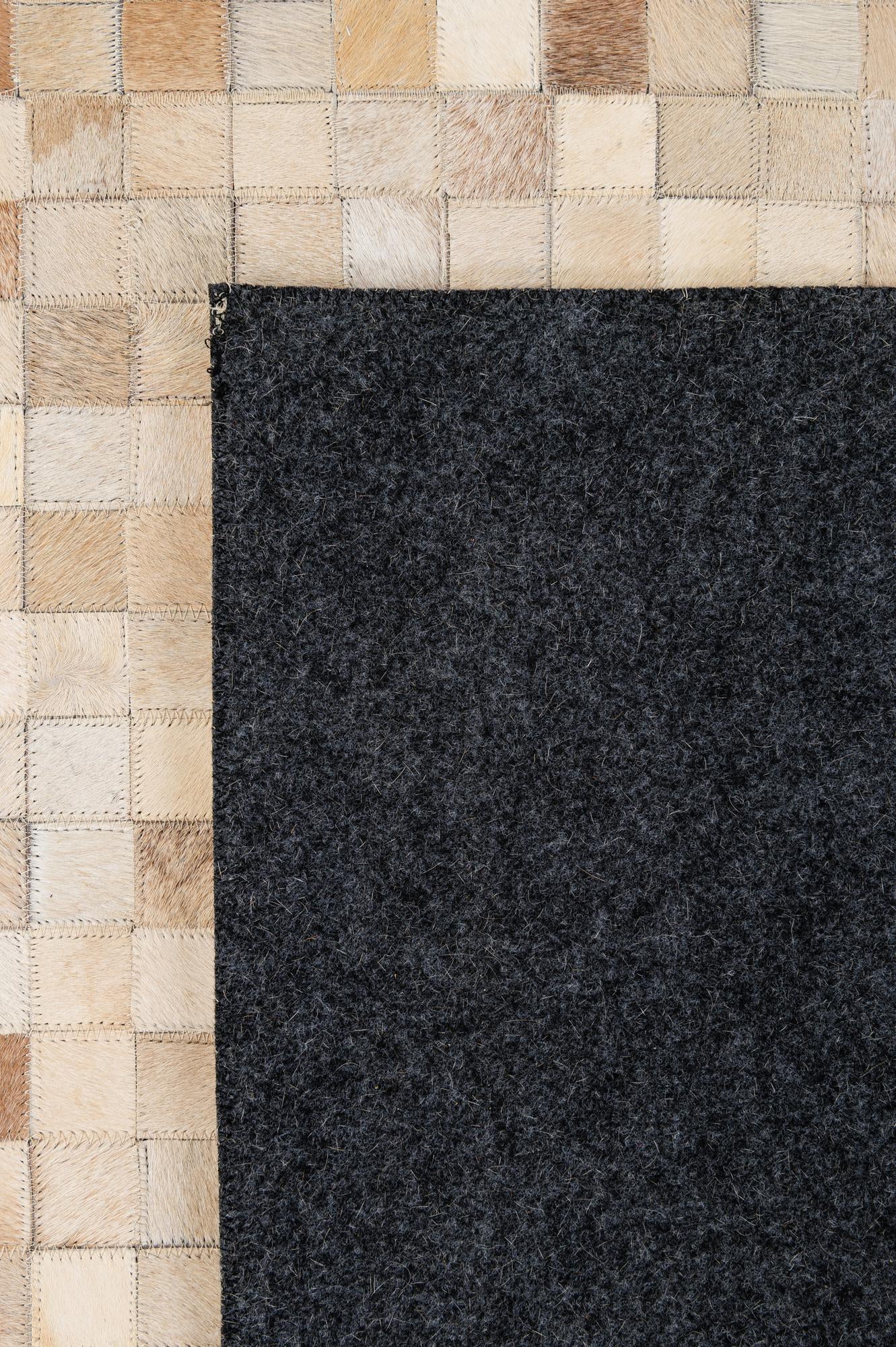 8' 1 x 10' Cowhide - Patchwork Rug