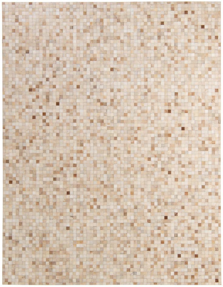 Detail image of 8' 1 x 10' Cowhide - Patchwork Rug