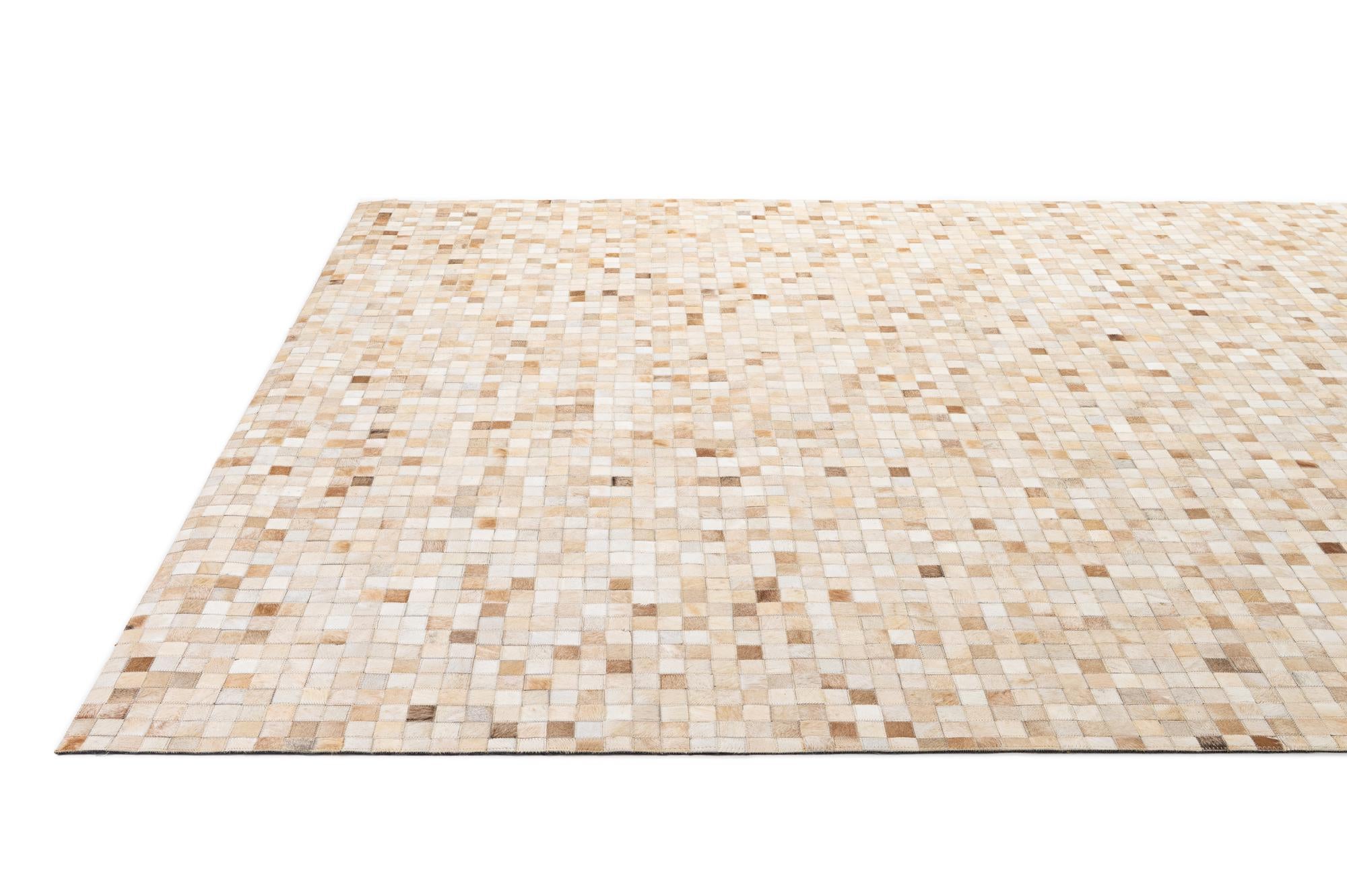 8' 1 x 10' 1 Cowhide - Patchwork Rug