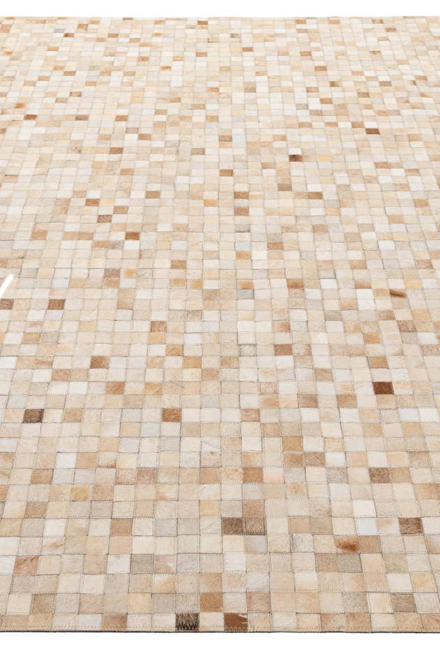 Detail image of 8' 1 x 10' 1 Cowhide - Patchwork Rug