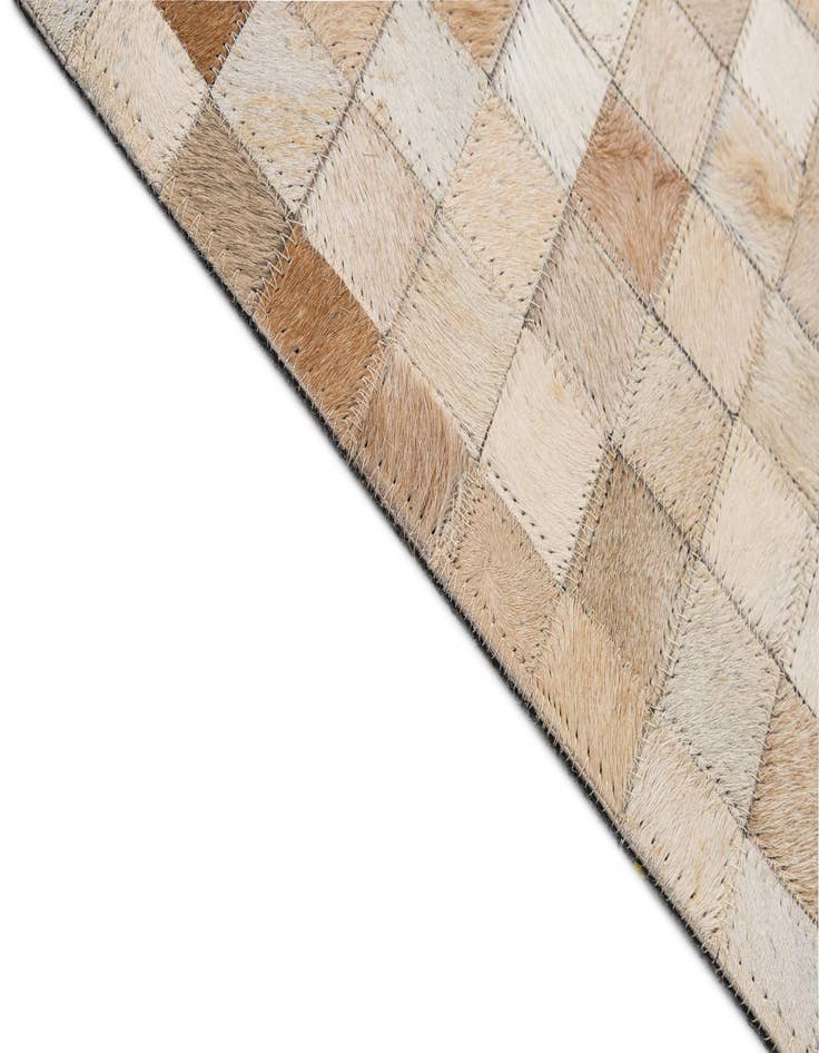 Detail image of 8' 1 x 10' 1 Cowhide - Patchwork Rug
