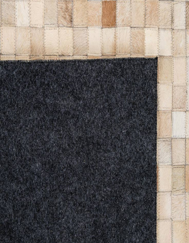 Detail image of 8' 1 x 10' 1 Cowhide - Patchwork Rug