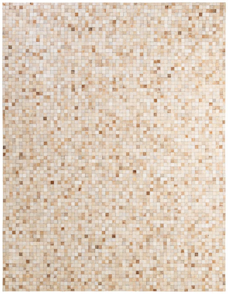 Detail image of 8' 1 x 10' 1 Cowhide - Patchwork Rug