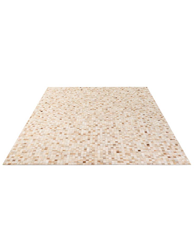 Detail image of 8' 1 x 9' 11 Cowhide - Patchwork Rug