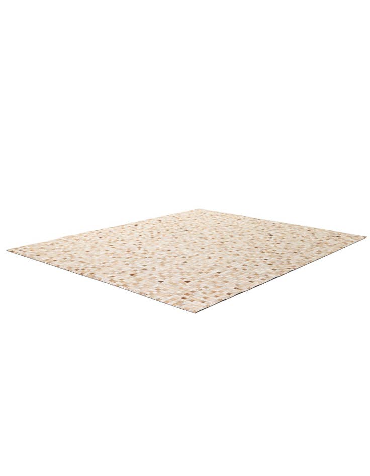 Detail image of 8' 1 x 9' 11 Cowhide - Patchwork Rug