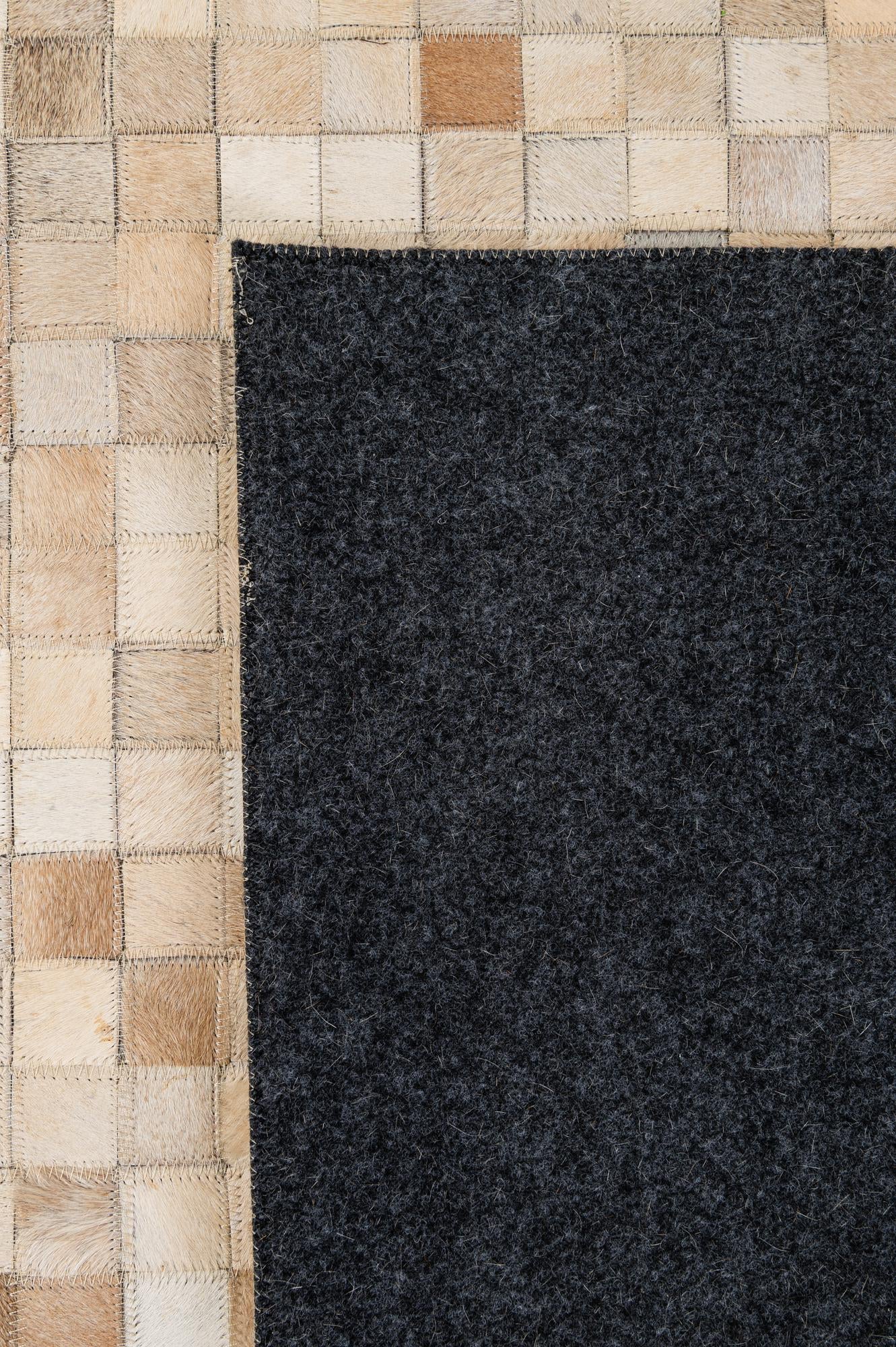 8' 1 x 9' 11 Cowhide - Patchwork Rug