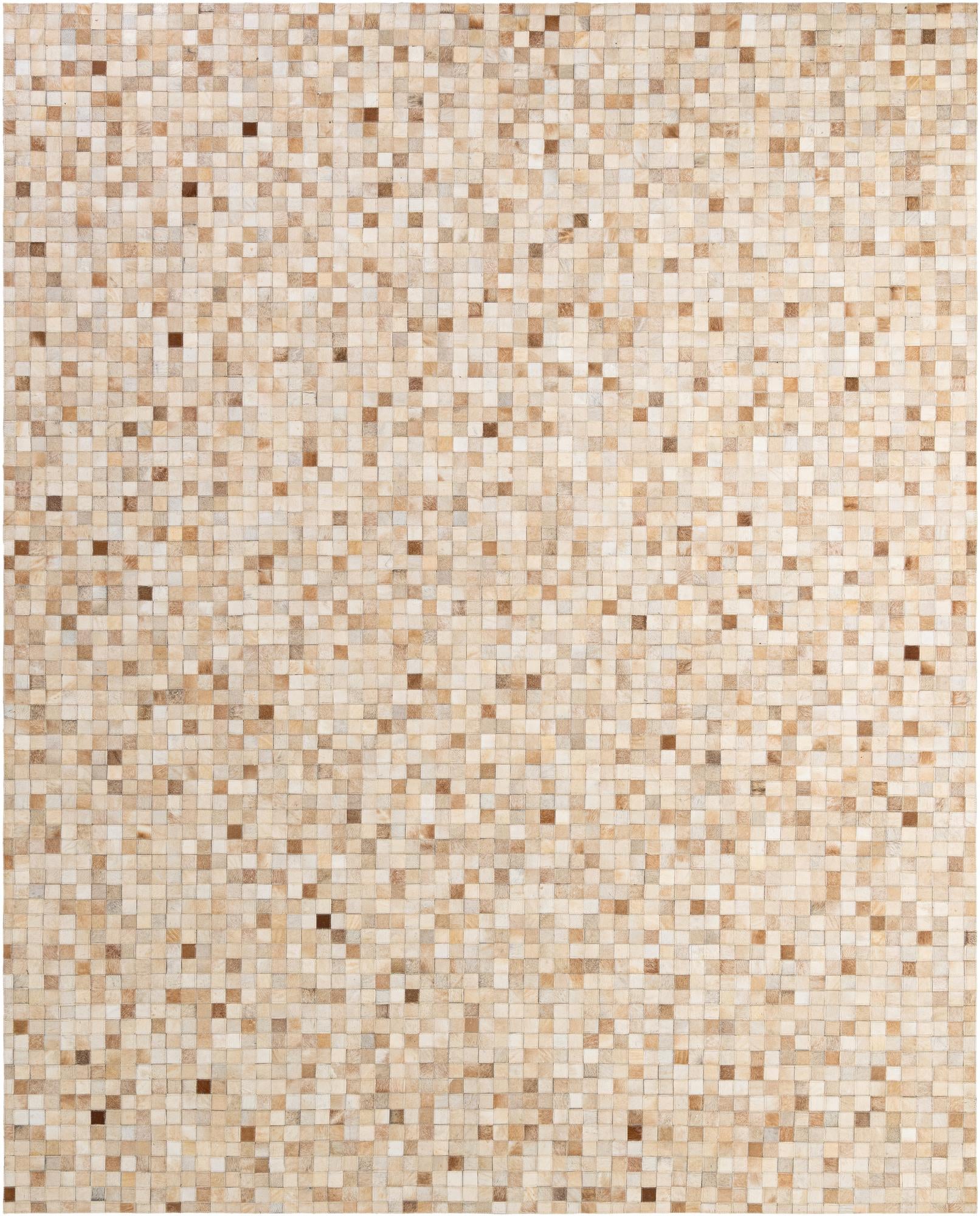 8' 1 x 9' 11 Cowhide - Patchwork Rug