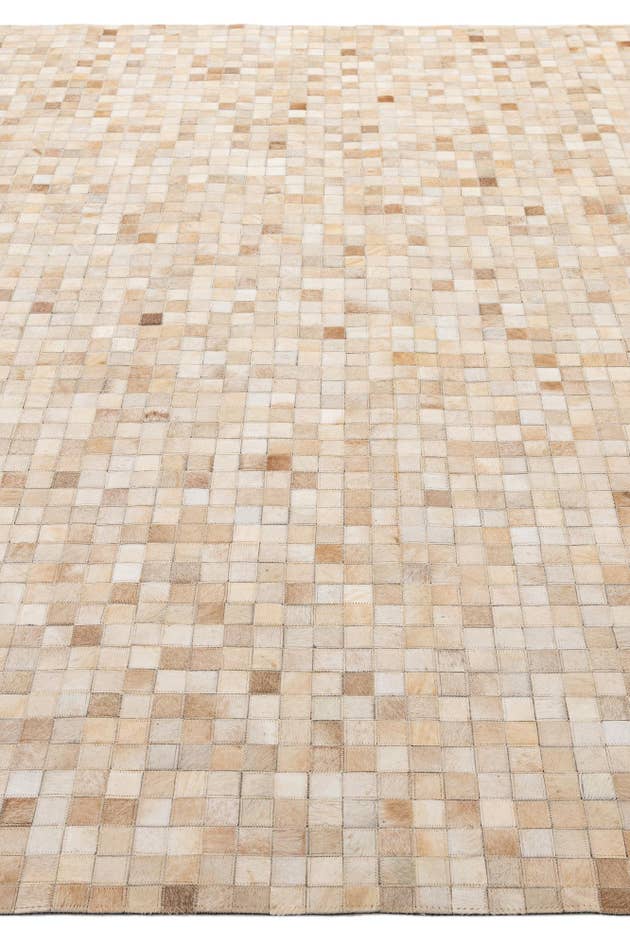 Detail image of 8' 2 x 10' Cowhide - Patchwork Rug