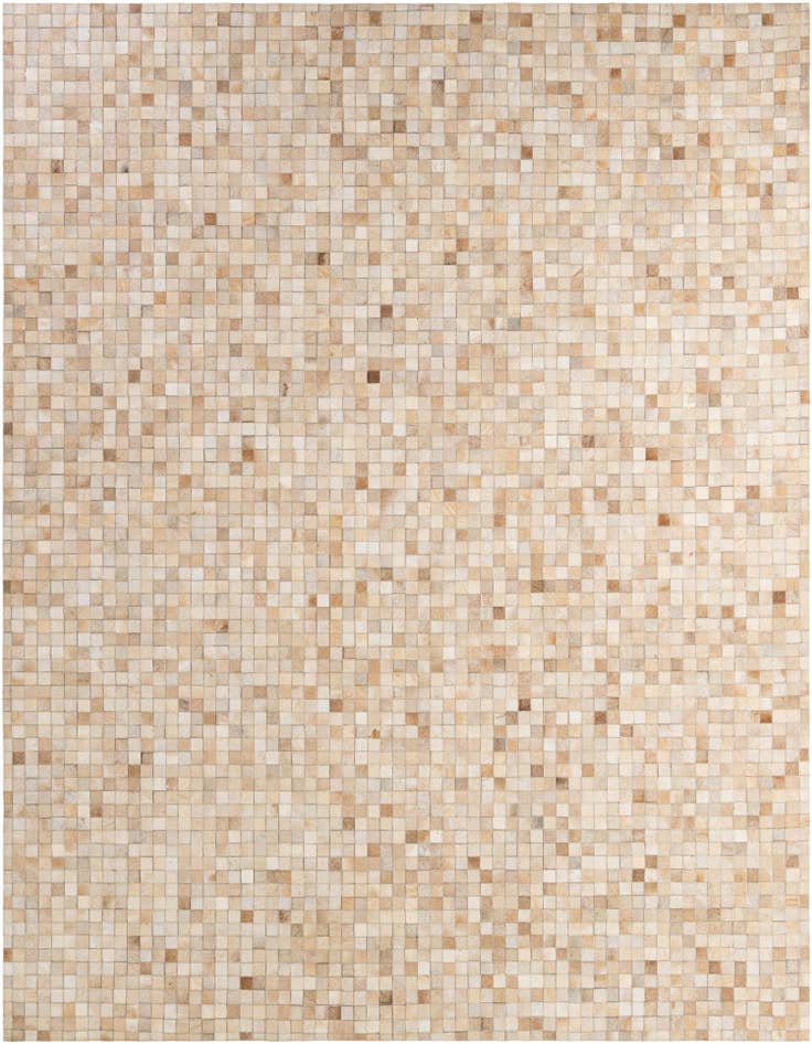 Detail image of 8' 2 x 10' Cowhide - Patchwork Rug