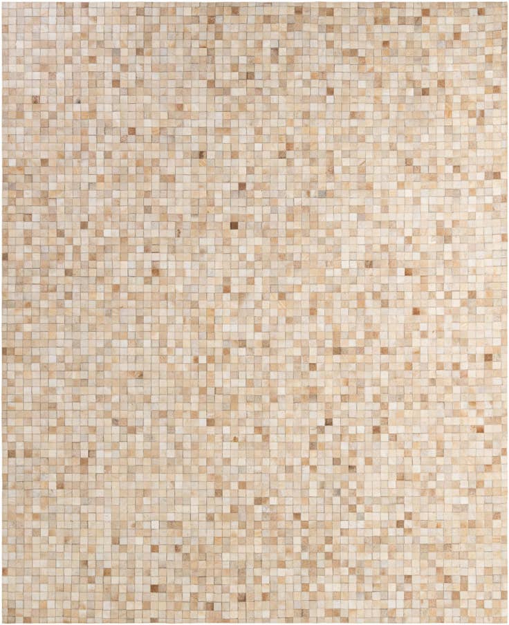 Detail image of 8' 2 x 10' Cowhide - Patchwork Rug