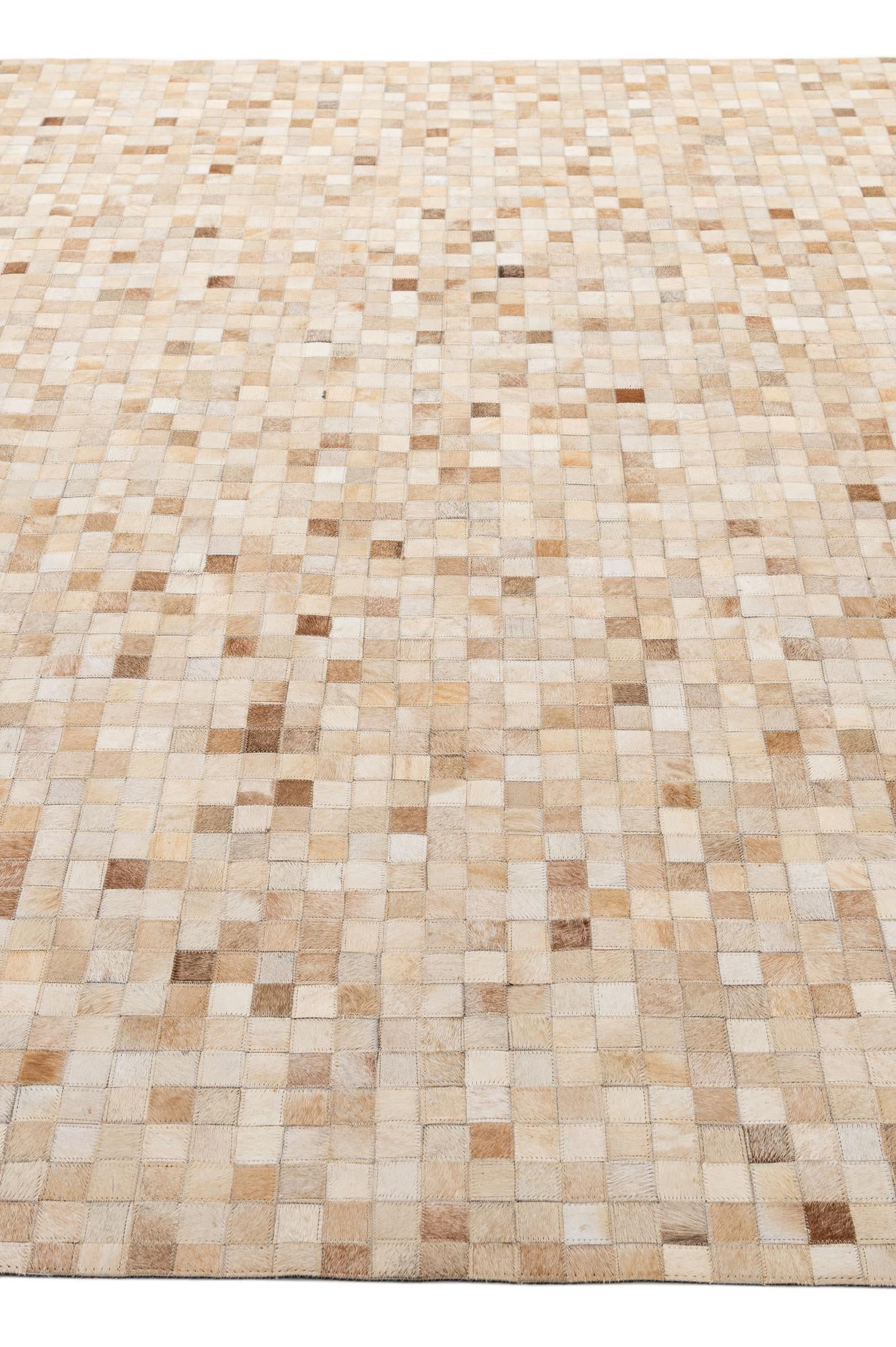 8' 1 x 9' 11 Cowhide - Patchwork Rug