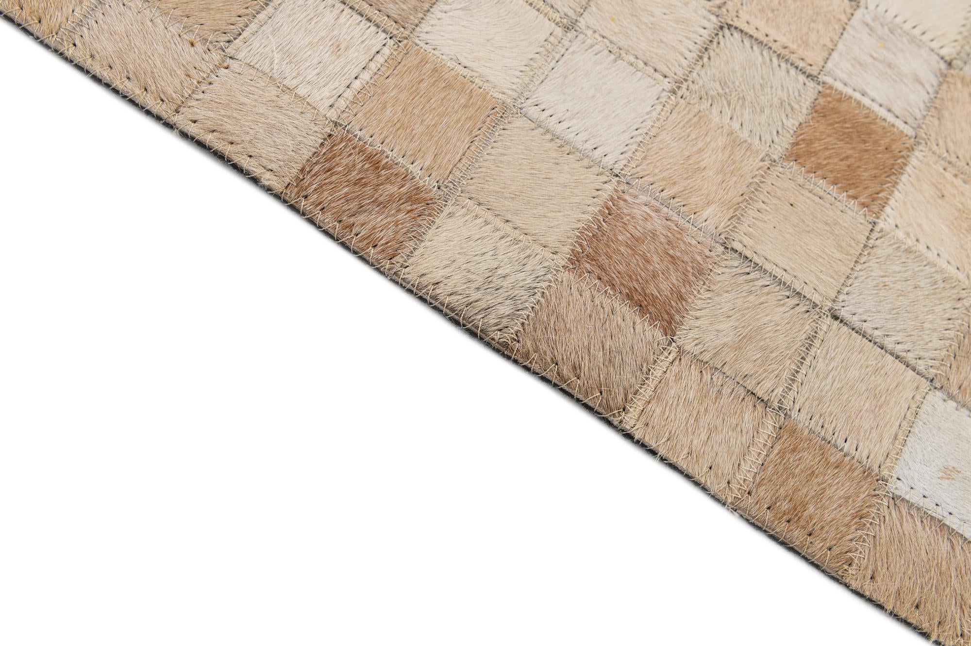 8' 1 x 9' 11 Cowhide - Patchwork Rug
