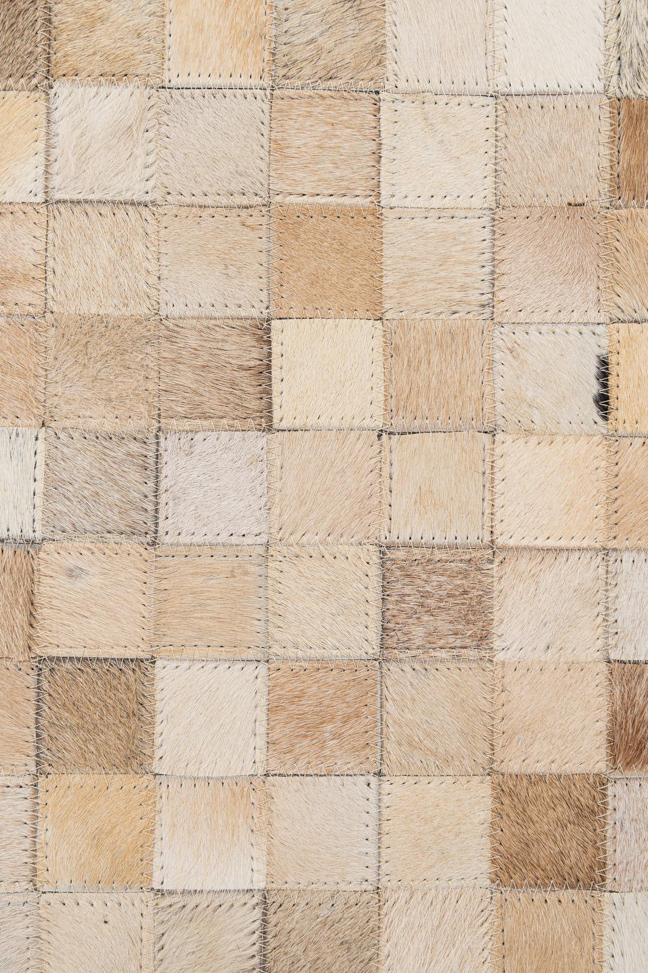 8' 1 x 9' 11 Cowhide - Patchwork Rug