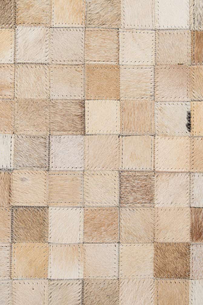 8' 1 x 9' 11 Cowhide - Patchwork Rug