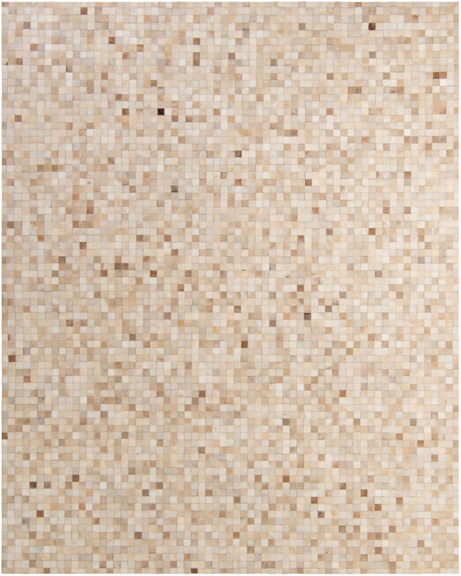 8' 1 x 9' 11 Cowhide - Patchwork Rug