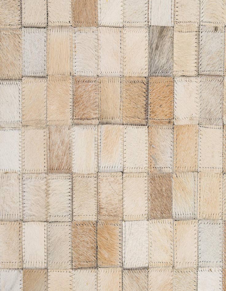 Detail image of 8' 1 x 10' Cowhide - Patchwork Rug
