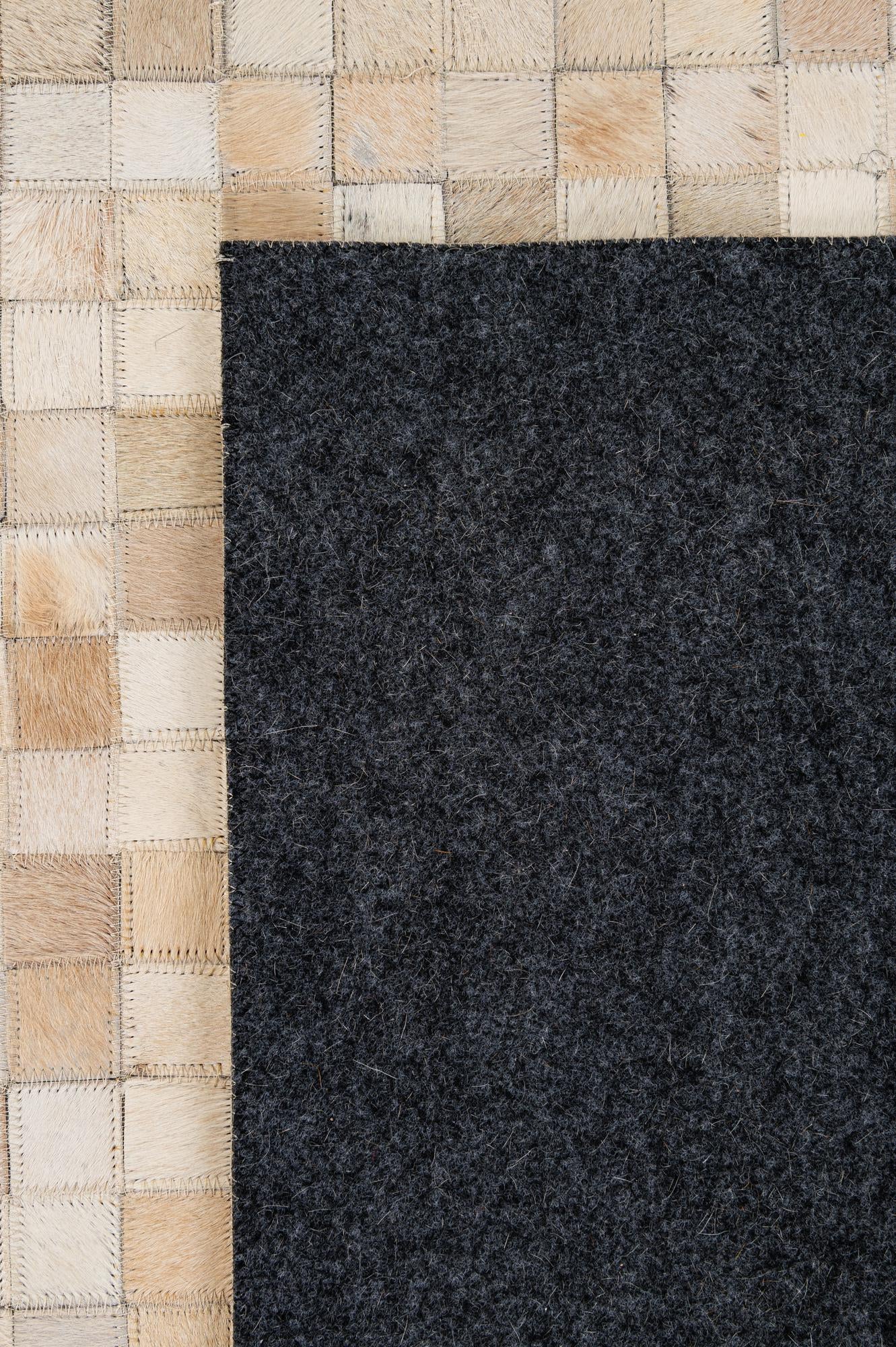 8' 1 x 10' Cowhide - Patchwork Rug