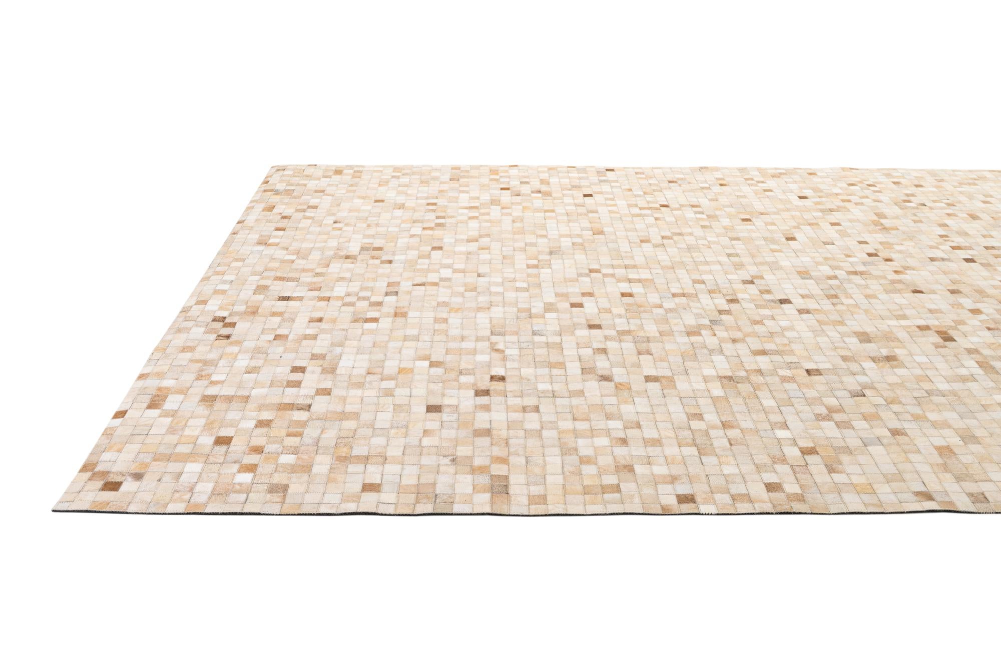 8' 1 x 9' 10 Cowhide - Patchwork Rug