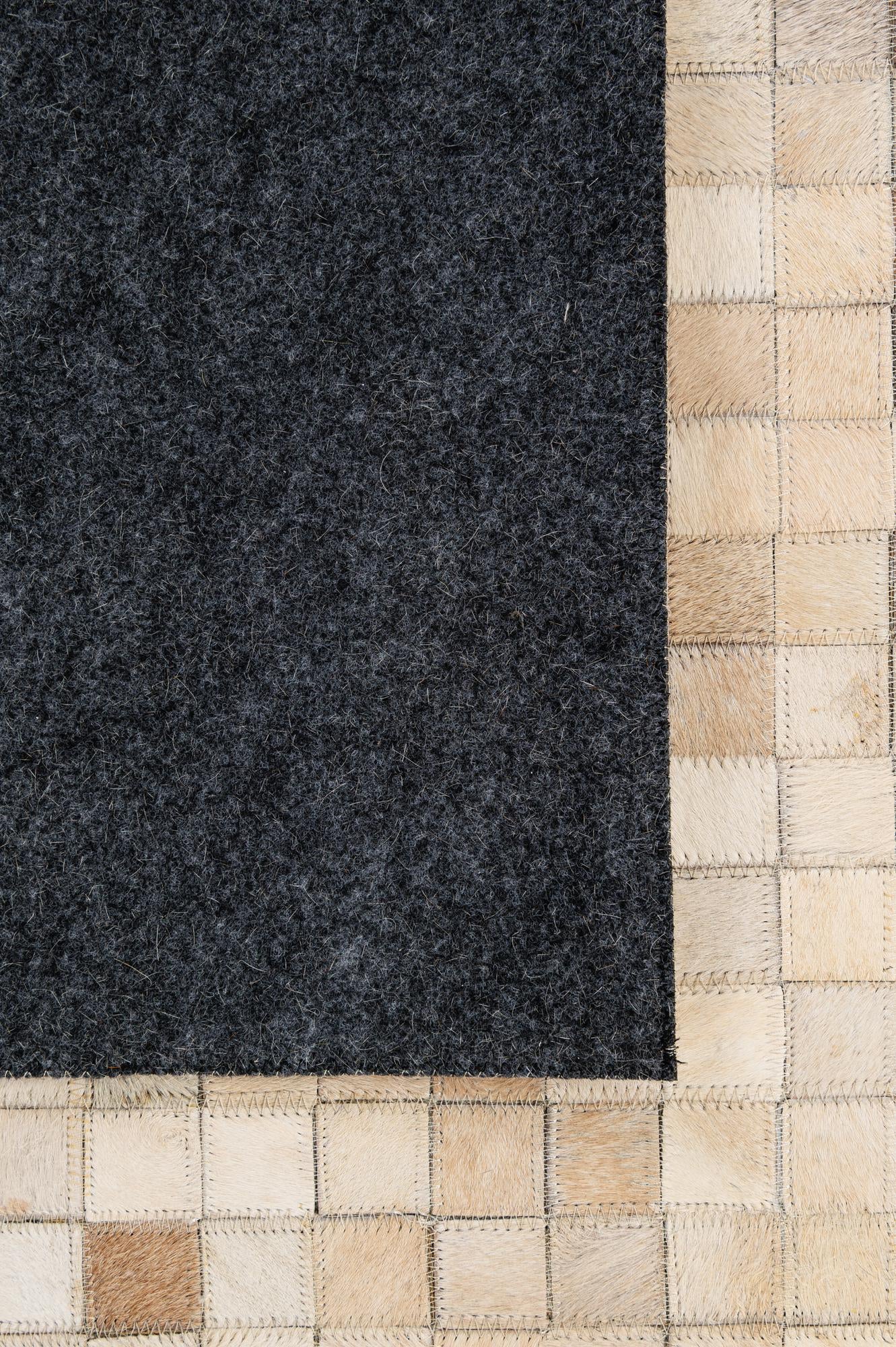 8' 1 x 9' 10 Cowhide - Patchwork Rug
