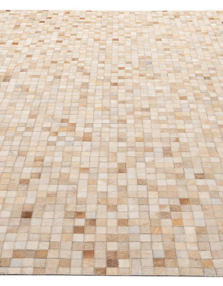 Detail image of 8' x 9' 10 Cowhide - Patchwork Rug