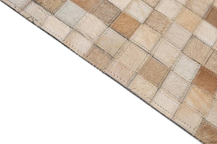 Detail image of 8' x 9' 10 Cowhide - Patchwork Rug