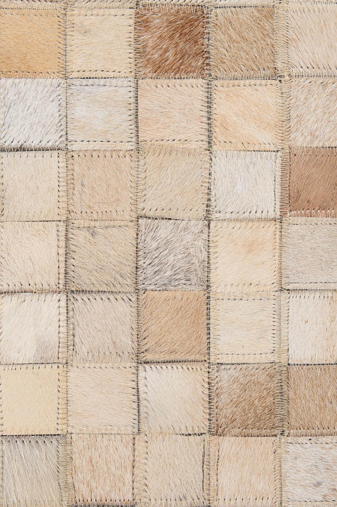 8' x 9' 10 Cowhide - Patchwork Rug