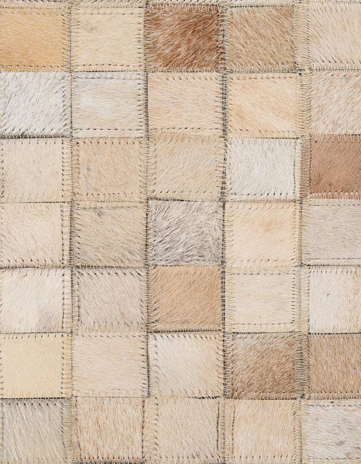 Detail image of 8' x 9' 10 Cowhide - Patchwork Rug