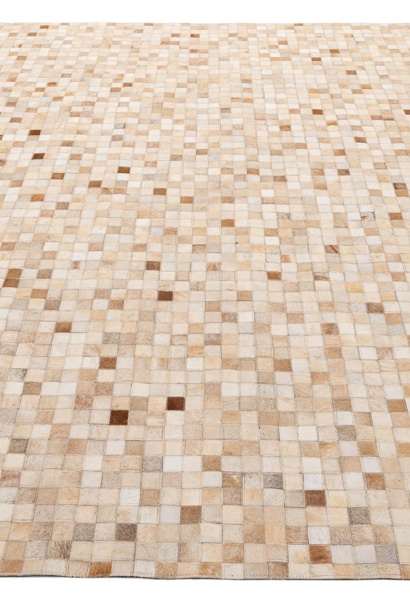 8' 1 x 10' Cowhide - Patchwork Rug