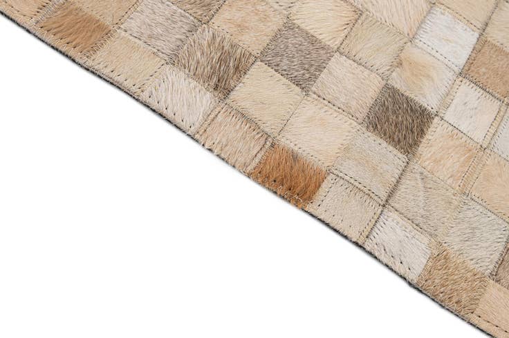 Detail image of 8' 1 x 10' Cowhide - Patchwork Rug
