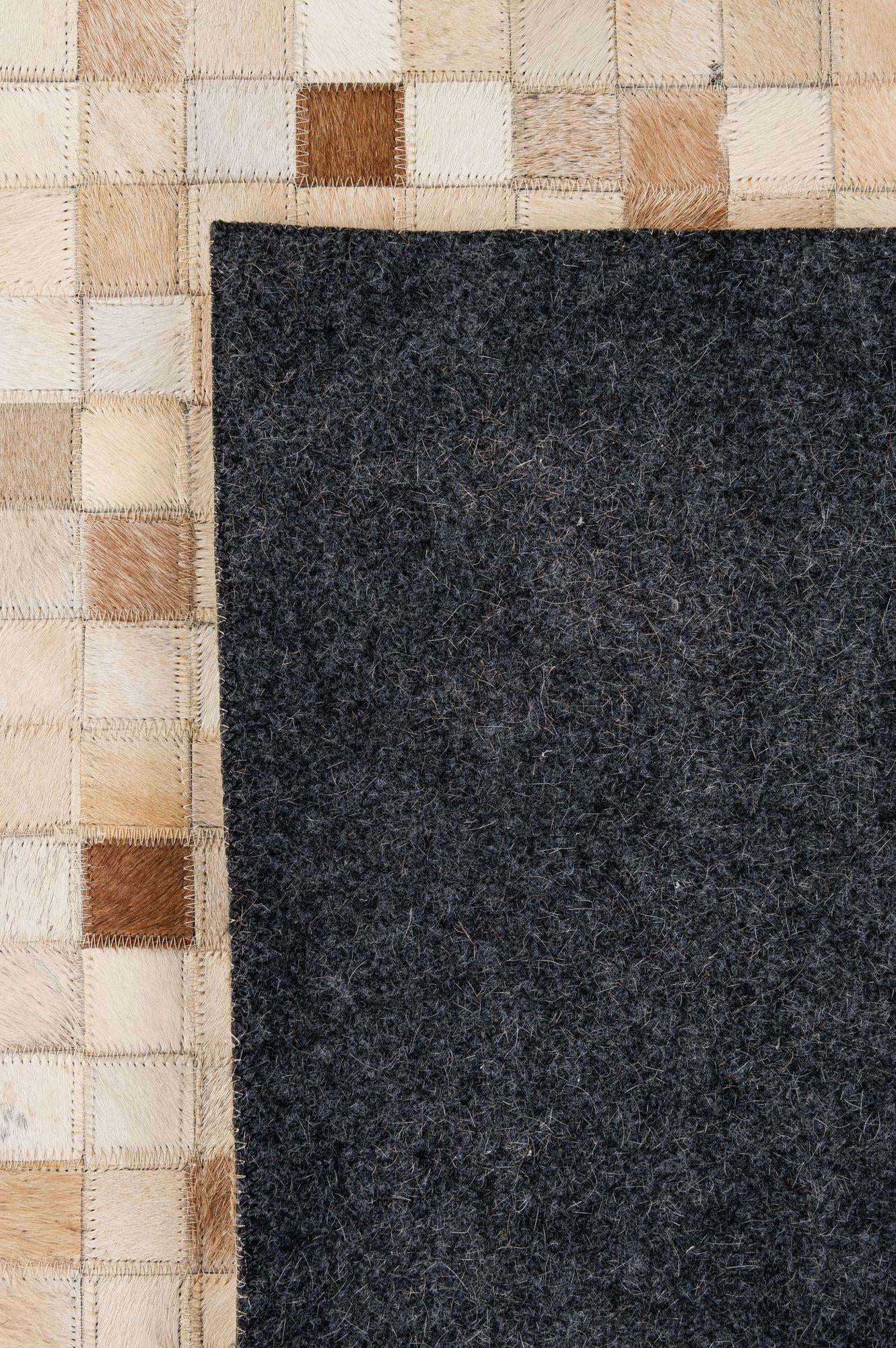 8' 1 x 10' Cowhide - Patchwork Rug