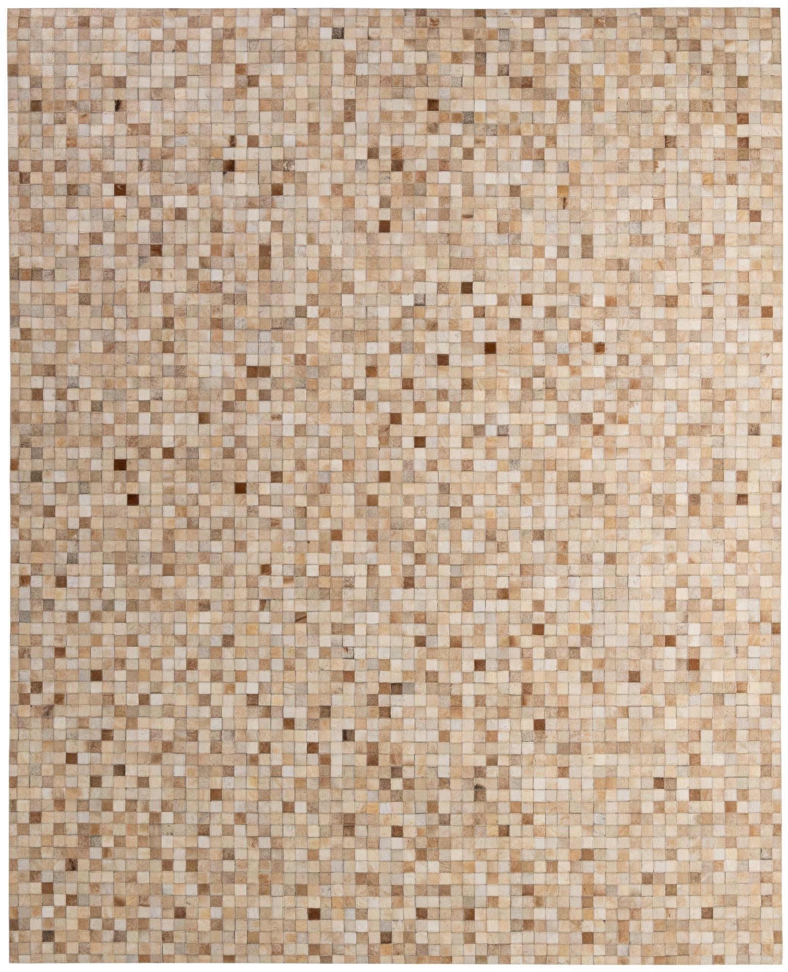 8' 1 x 10' Cowhide - Patchwork Rug