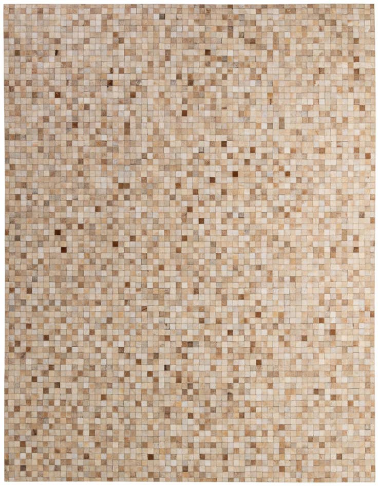 Detail image of 8' 1 x 10' Cowhide - Patchwork Rug