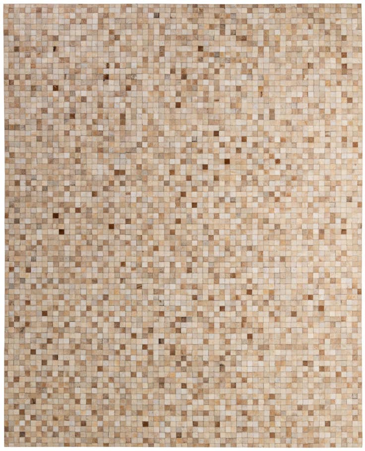 Detail image of 8' 1 x 10' Cowhide - Patchwork Rug