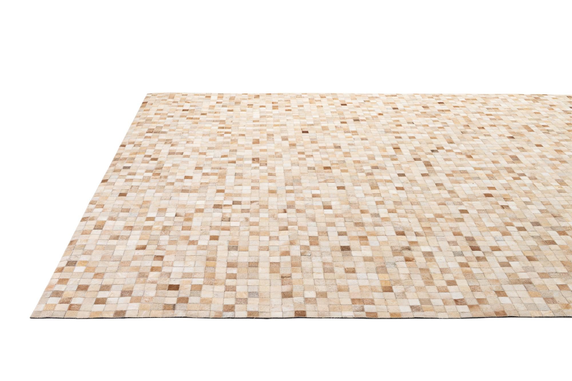8' x 9' 11 Cowhide - Patchwork Rug