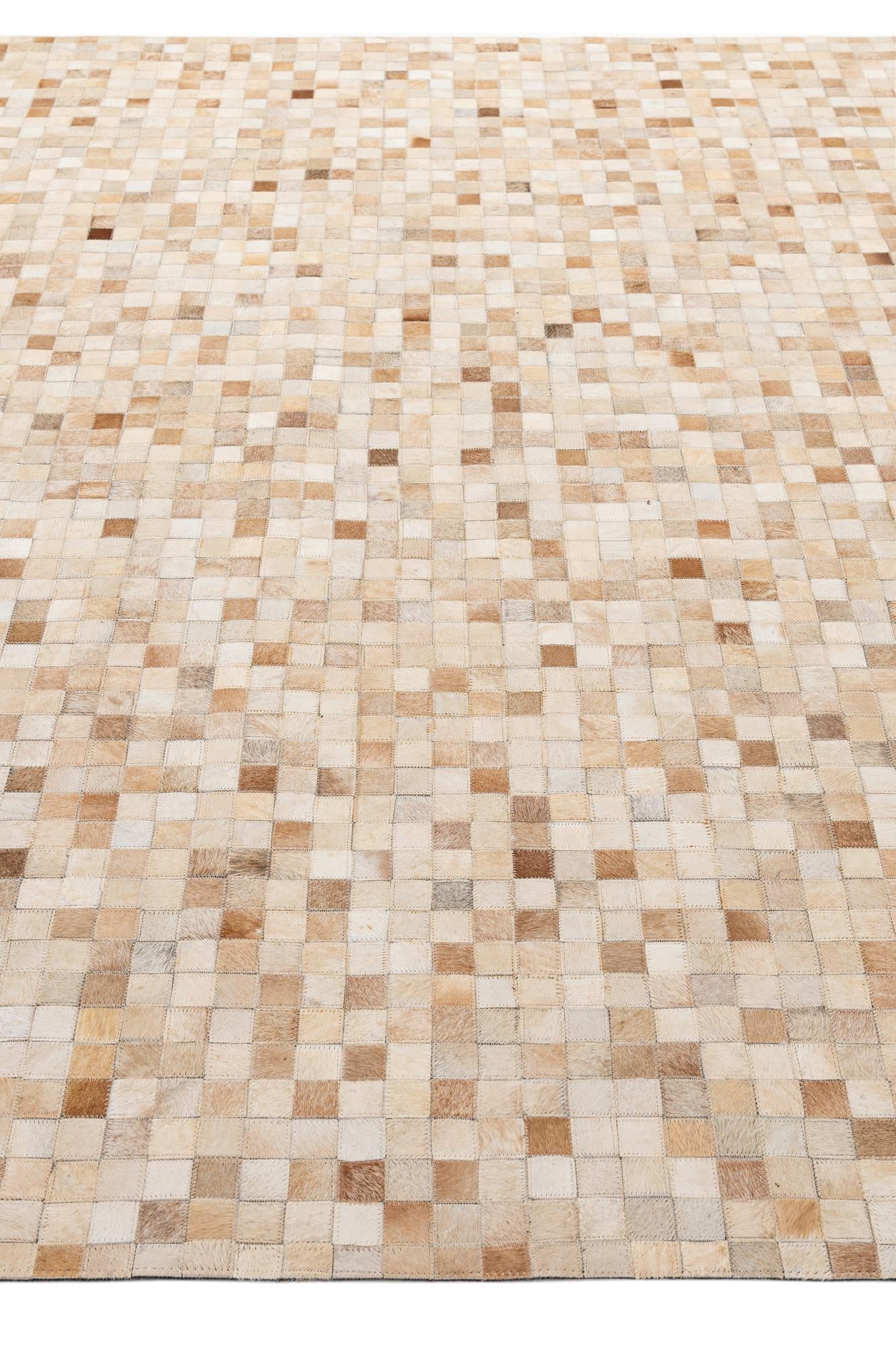 8' x 9' 11 Cowhide - Patchwork Rug